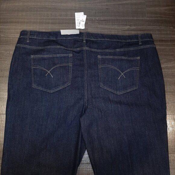 NEW Penningtons D/C Straight Leg Jeans Straight Fit Dark Wash Stretch Denim - Picture 12 of 14